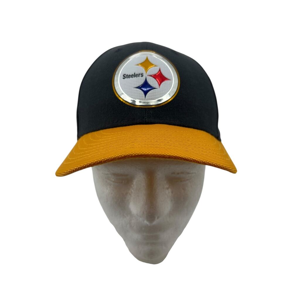 Pittsburgh Steelers Hat 6 7/8 Black Gold Metallic 59FIFTY Fitted Cap New Era